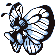 Butterfree red-blue