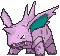 Nidorino animated