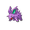 Nidorino black-white