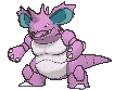 Nidoking animated