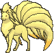 Ninetales animated