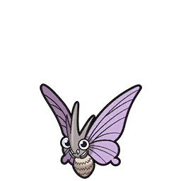Venomoth scarlet-violet