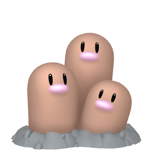 Dugtrio home sprite