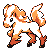 Ponyta red-blue