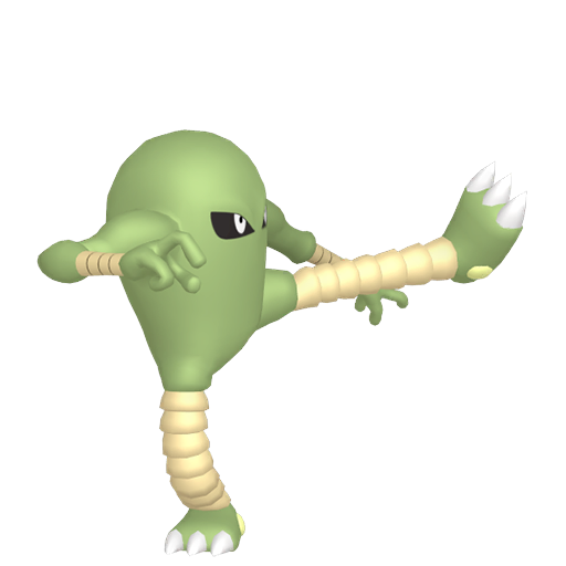 Hitmonlee home shiny