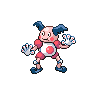 Mr Mime black-white