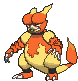 Magmar animated