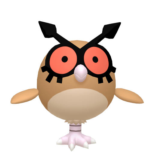 Hoothoot home sprite