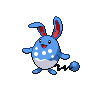 Azumarill black-white