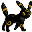 Umbreon crystal