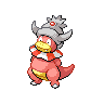Slowking black-white
