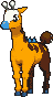 Girafarig animated shiny
