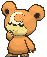 Teddiursa animated