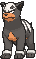 Houndour animated