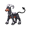 Houndoom black-white