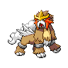 Entei black-white