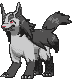 Mightyena animated