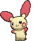 Plusle animated