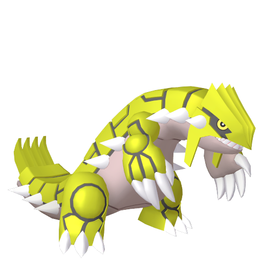 Groudon home shiny