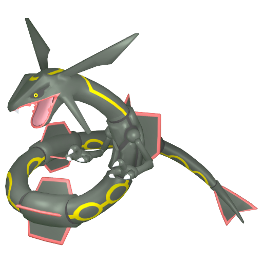 Rayquaza home shiny