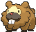 Bidoof animated