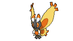 Mothim animated