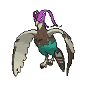 Unfezant animated shiny