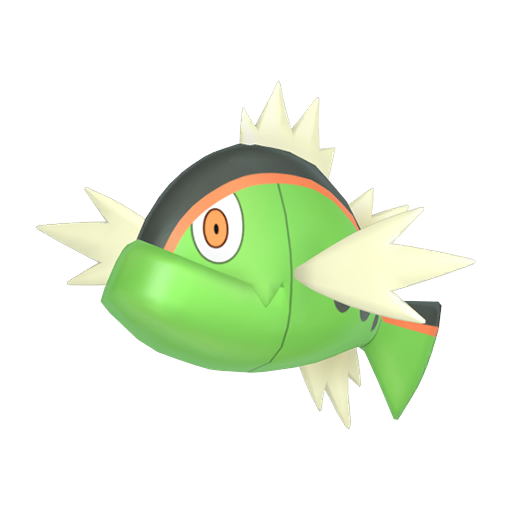 Basculin Red Striped home shiny