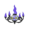 Chandelure black-white
