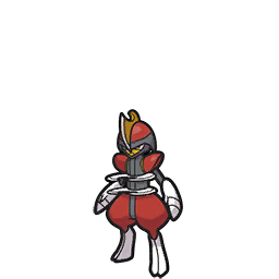 Bisharp scarlet-violet