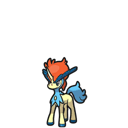 Keldeo Ordinary scarlet-violet