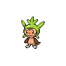 Chespin black-white