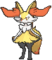 Braixen animated