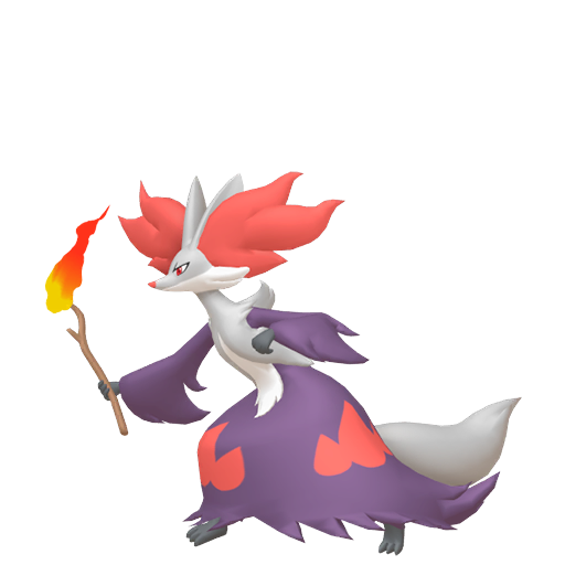 Delphox home shiny