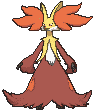 Delphox animated