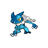Frogadier black-white