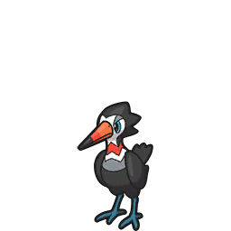 Trumbeak scarlet-violet