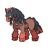 Mudsdale black-white