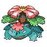 Venusaur Mega black-white