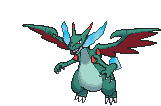 Charizard Mega X animated shiny