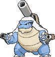 Blastoise Mega animated