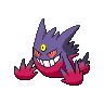 Gengar Mega black-white