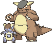 Kangaskhan Mega animated