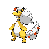 Ampharos Mega black-white