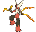 Blaziken Mega animated