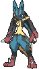Lucario Mega animated