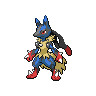 Lucario Mega black-white