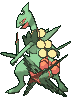 Sceptile Mega animated