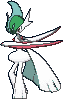 Gallade Mega animated