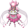 Diancie Mega black-white